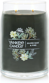 Yankee Candle Signature Large Scented Jar Candle - Silver Sage & Pine