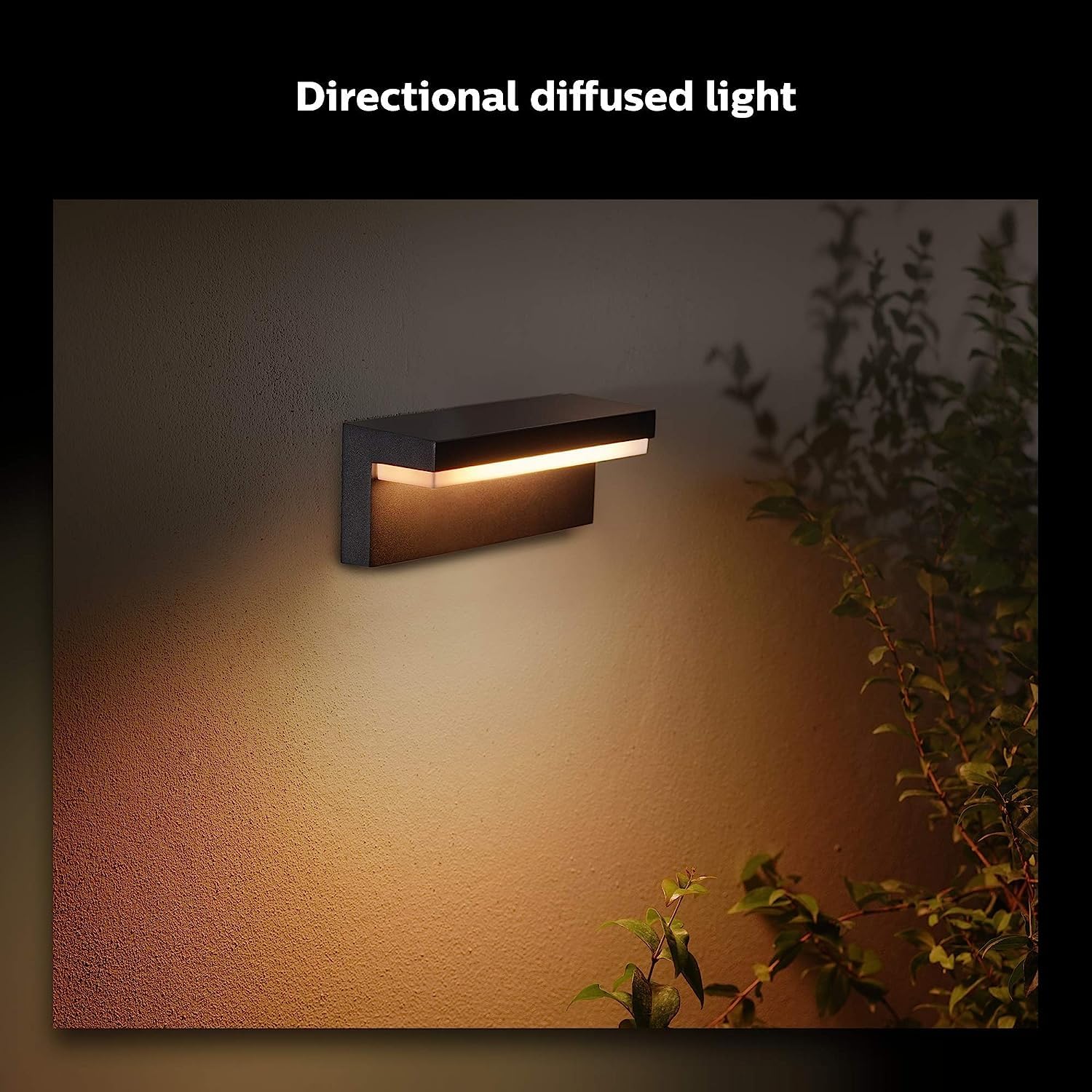 Philips Hue Nyro Smart Outdoor Wall Light – White & Color