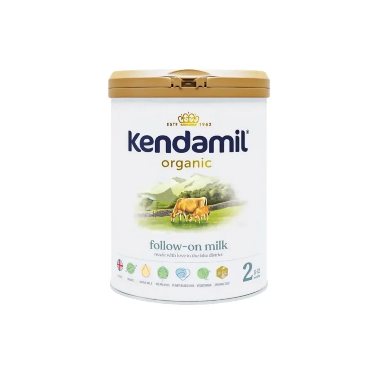 Kendamil Organic Follow-On Milk 2 6-12 Months 800g Powder