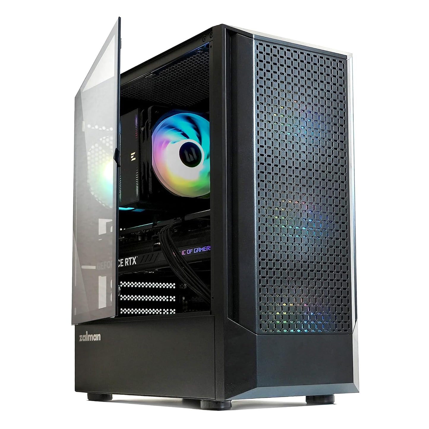 Zalman FIT ATX Mid-Tower PC Case 325mm GPU 360mm Radiator Black