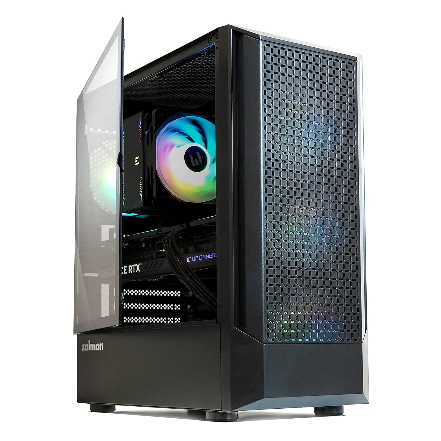 Zalman FIT ATX Mid-Tower PC Case 325mm GPU 360mm Radiator Black