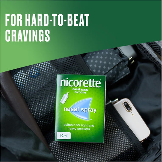 Nicorette® Nasal Spray Nicotine 10ml (Stop Smoking Aid)