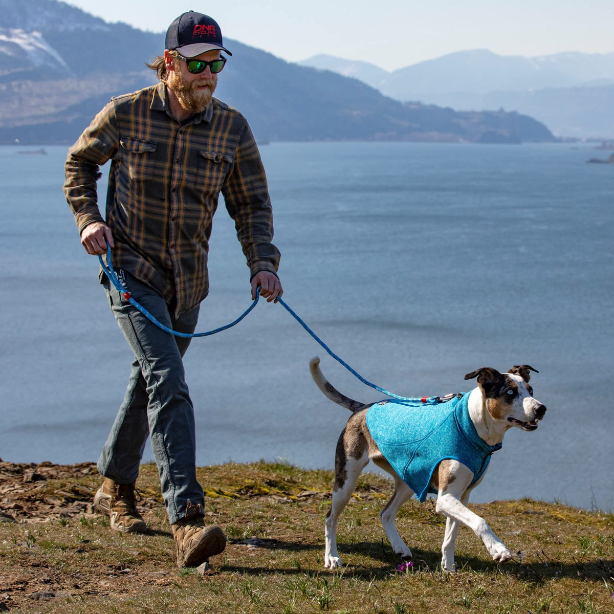 Kurgo Core Lightweight Dog Sweater with Reflective Zip