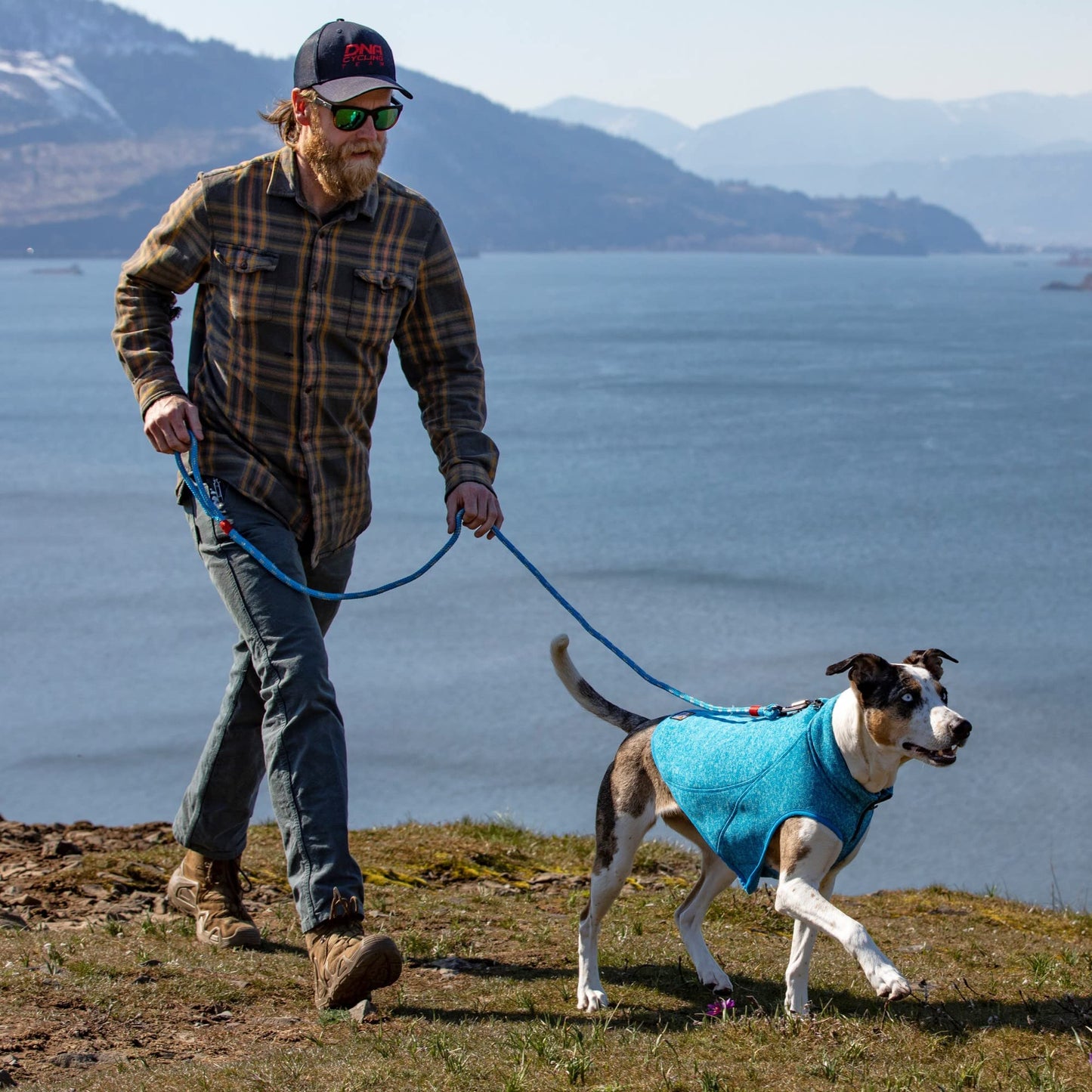 Kurgo Core Lightweight Dog Sweater with Reflective Zip