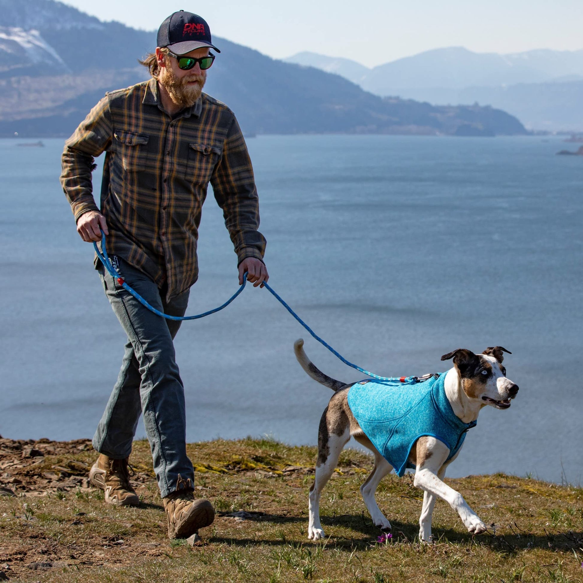 Kurgo Core Lightweight Dog Sweater with Reflective Zip