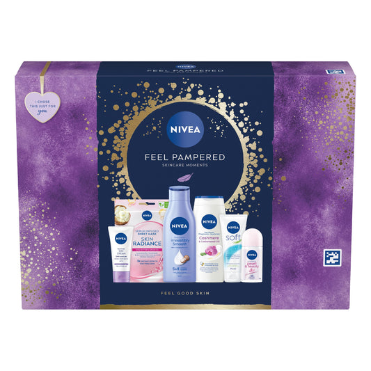 NIVEA Pamper Gift Set - Shower Cream, Lotion & More