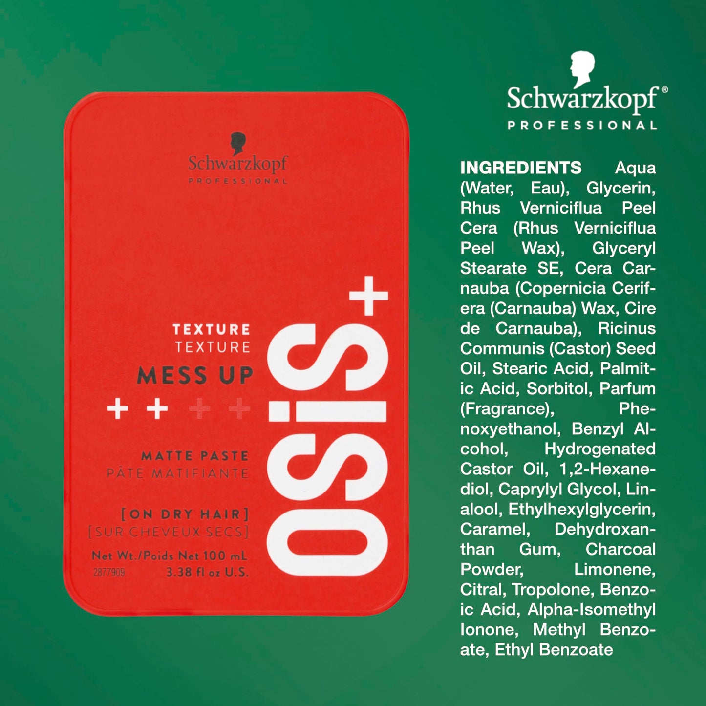 Schwarzkopf Osis+ Mess Up Matte Hair Styling 100ml