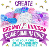 GirlZone Unicorn Egg Sparkly Slime Kit for Kids