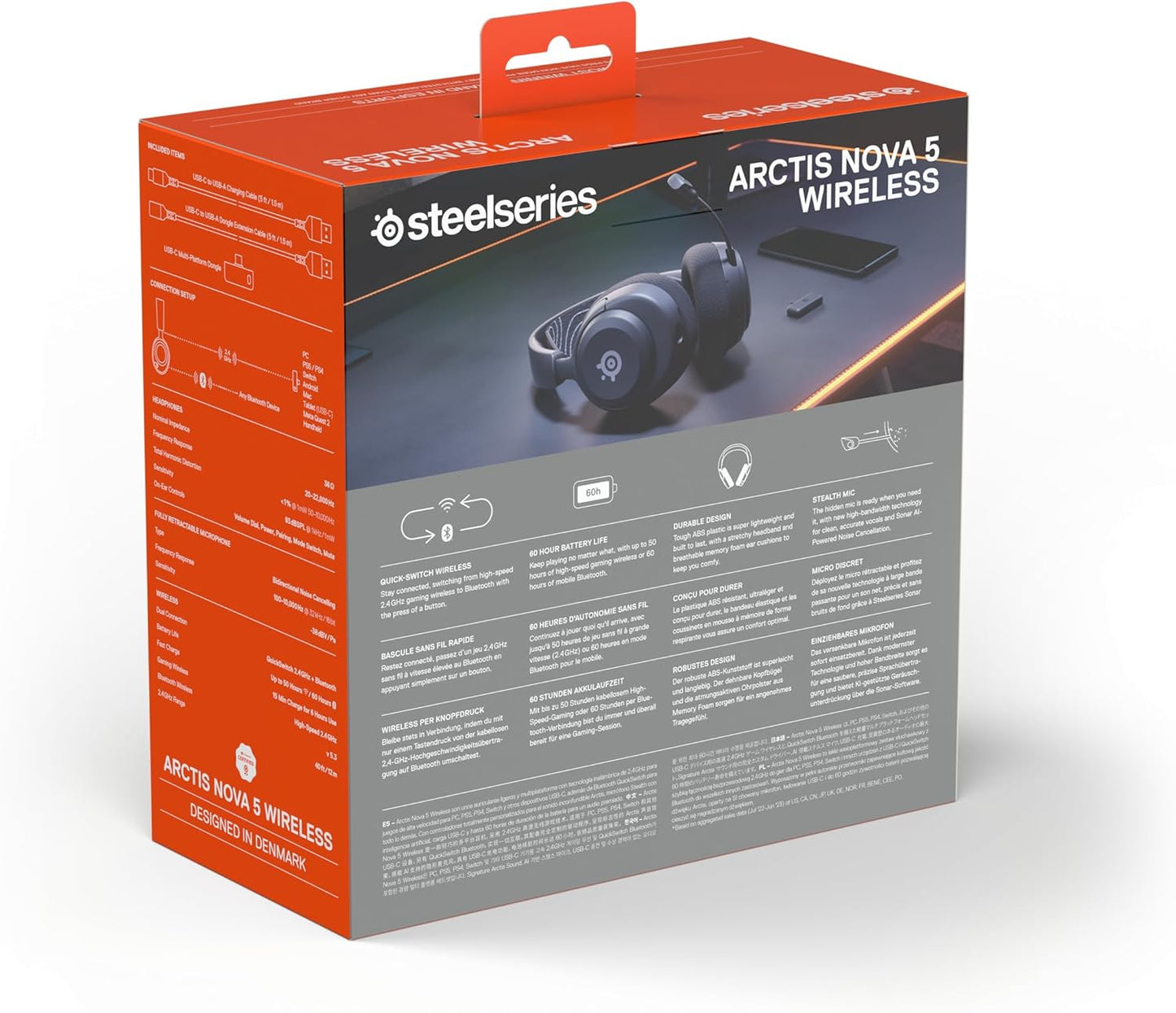 SteelSeries Arctis Nova 5 Wireless Gaming Headset