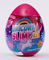 GirlZone Unicorn Egg Sparkly Slime Kit for Kids
