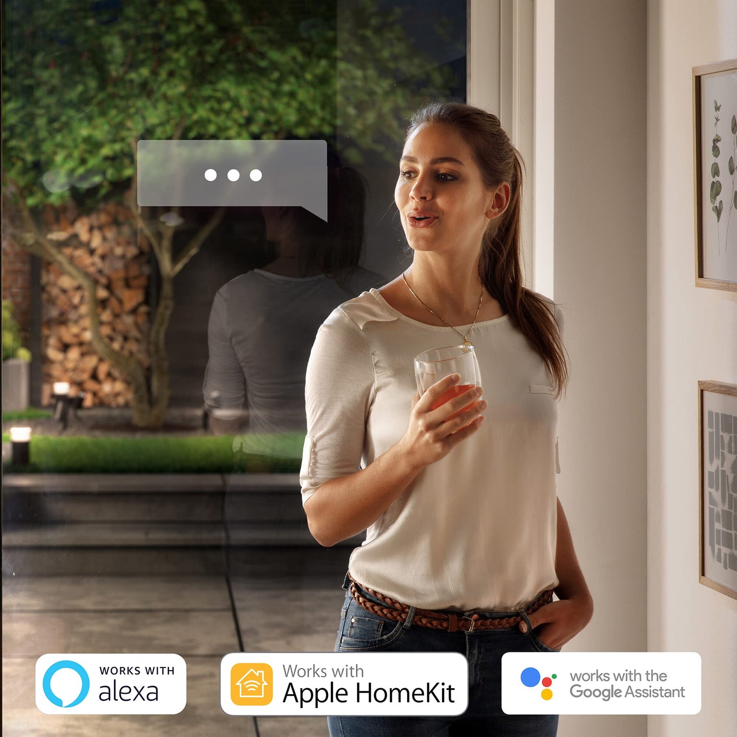 Philips Hue Econic Smart LED Garden Wall Light