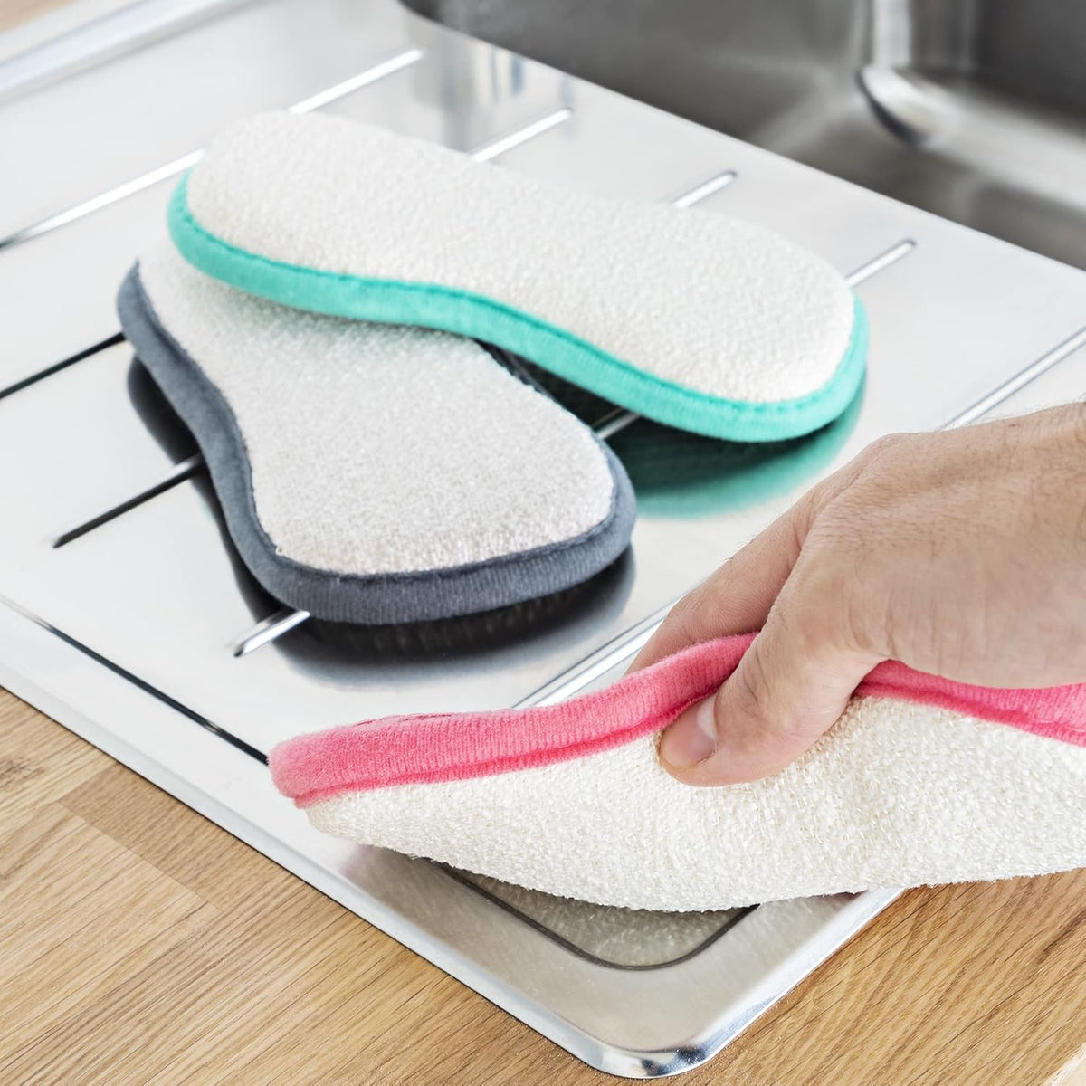 Minky Anti-Bacterial Cleaning Pad - 3 Pack