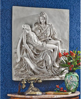 Design Toscano Pieta Sculptural Wall Frieze 26"H x 12"W Antique Stone