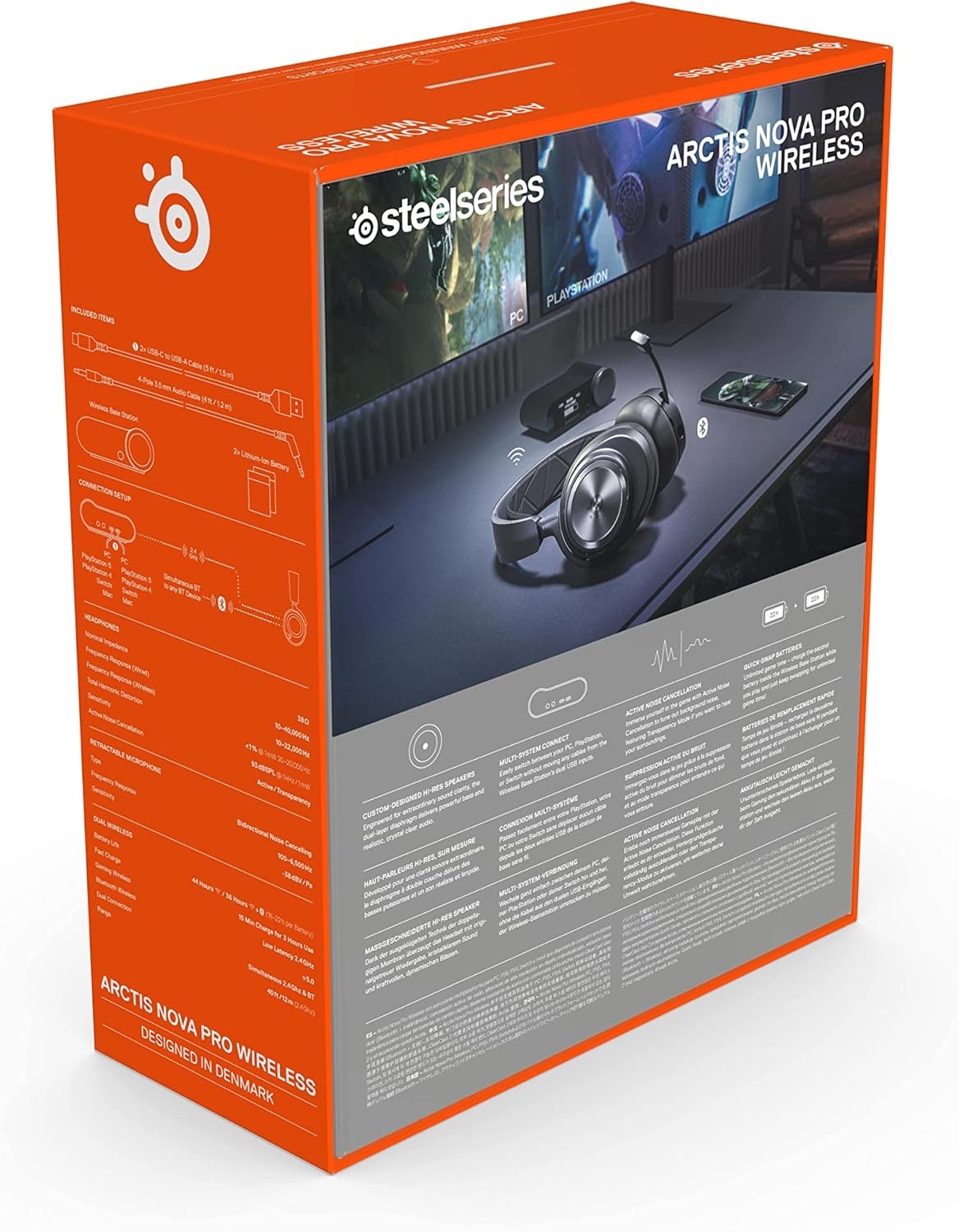 SteelSeries Arctis Nova Pro Wireless Gaming Headset - Black