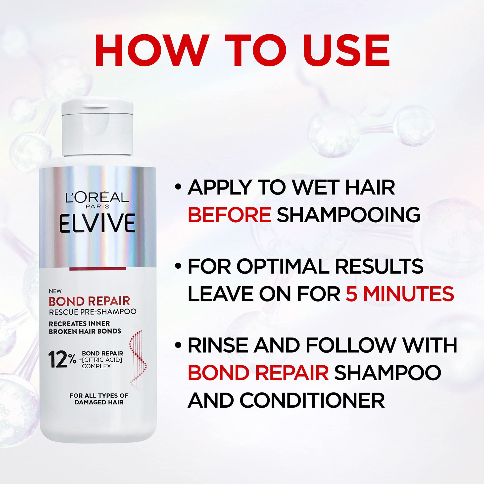 L'Oréal Elvive Bond Repair Pre-Shampoo 200ml Treatment