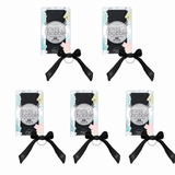 INVISIBOBBLE Wrapstar Elastic Hair Tie in Black x 5 Packs for Various Hairstyles