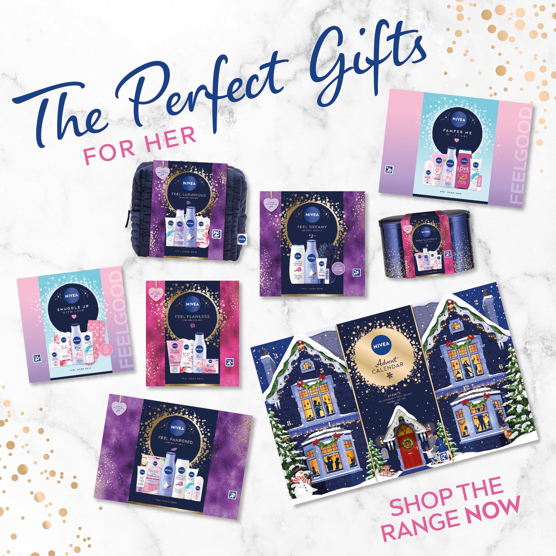NIVEA Pamper Gift Set - Shower Cream, Lotion & More