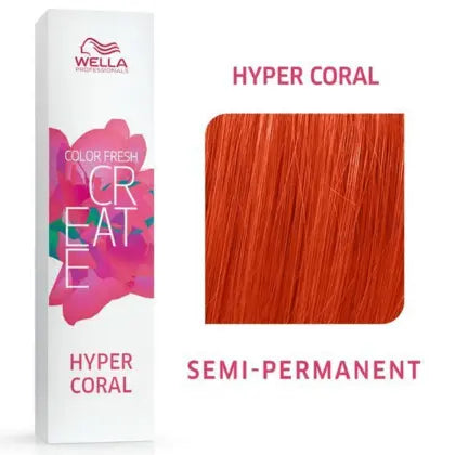WELLA Color Fresh Create 9819/9 - HYPER CORAL Vibrant Hair Color 60ml — front view