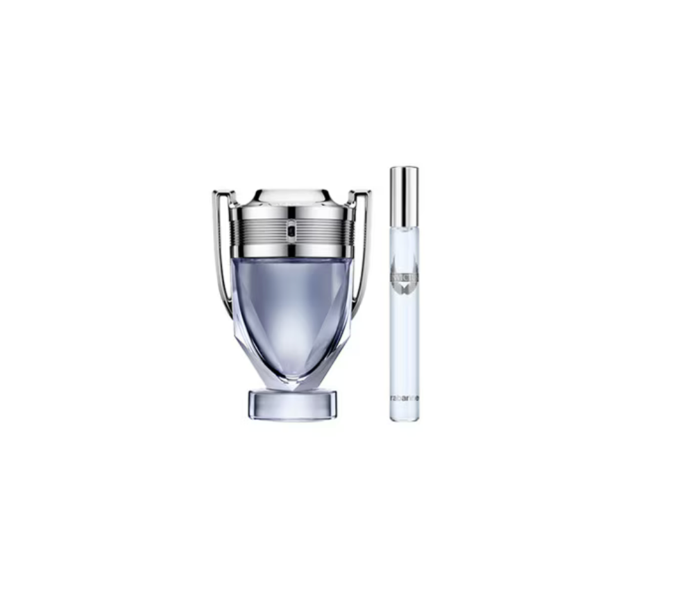 Paco Rabanne Invictus Eau de Toilette Gift Set Spray 100ML and Travel Spray 10ml