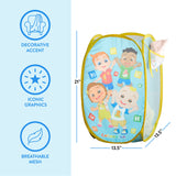 Cocomelon Printed Pop-UP Storage Box for Children, Versatile & Portable
