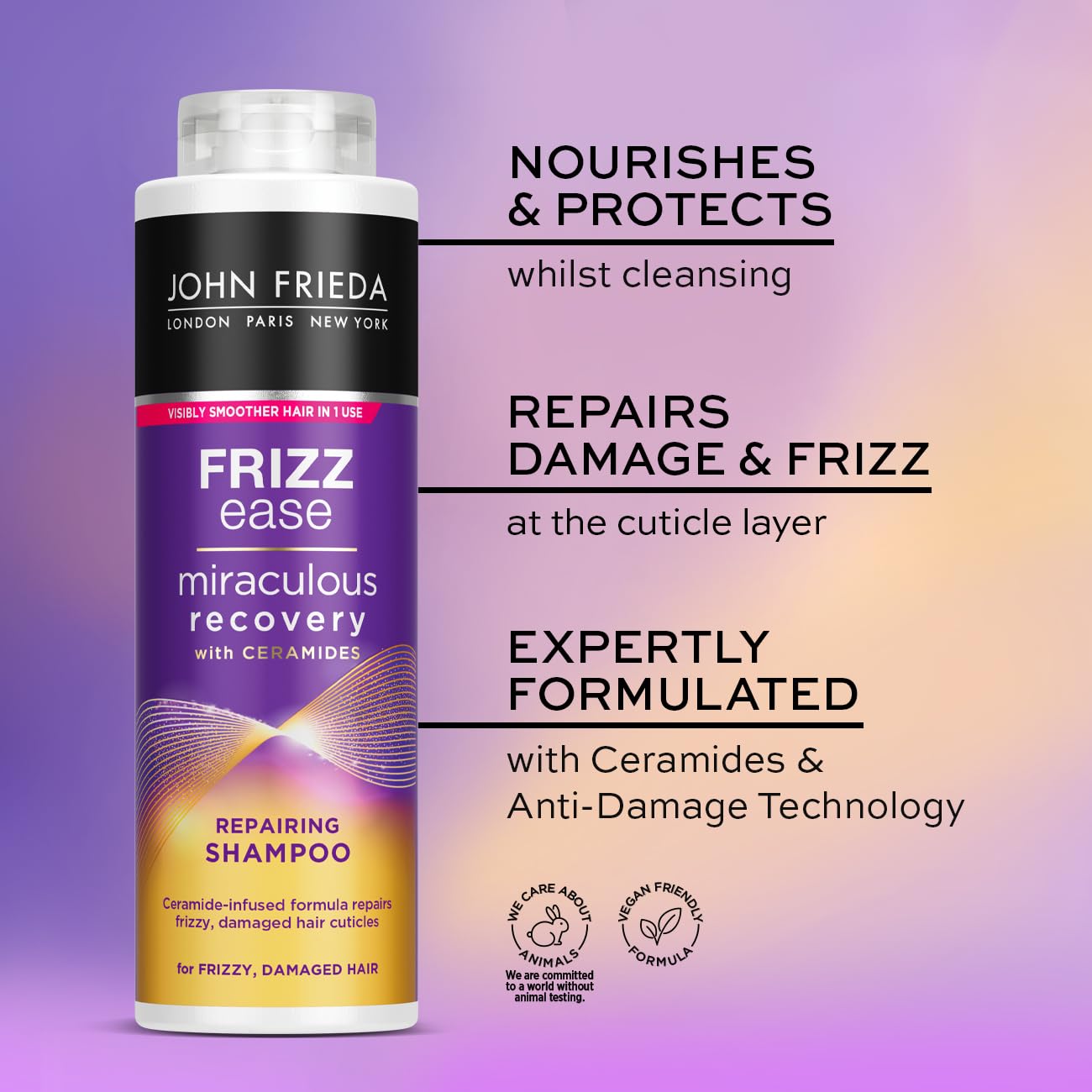 John Frieda Frizz Ease Repairing Miraculous Recovery Shampoo 500ml