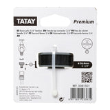 TATAY Garden Hose Female Tap Connector 3/4" Universal Grey-Black