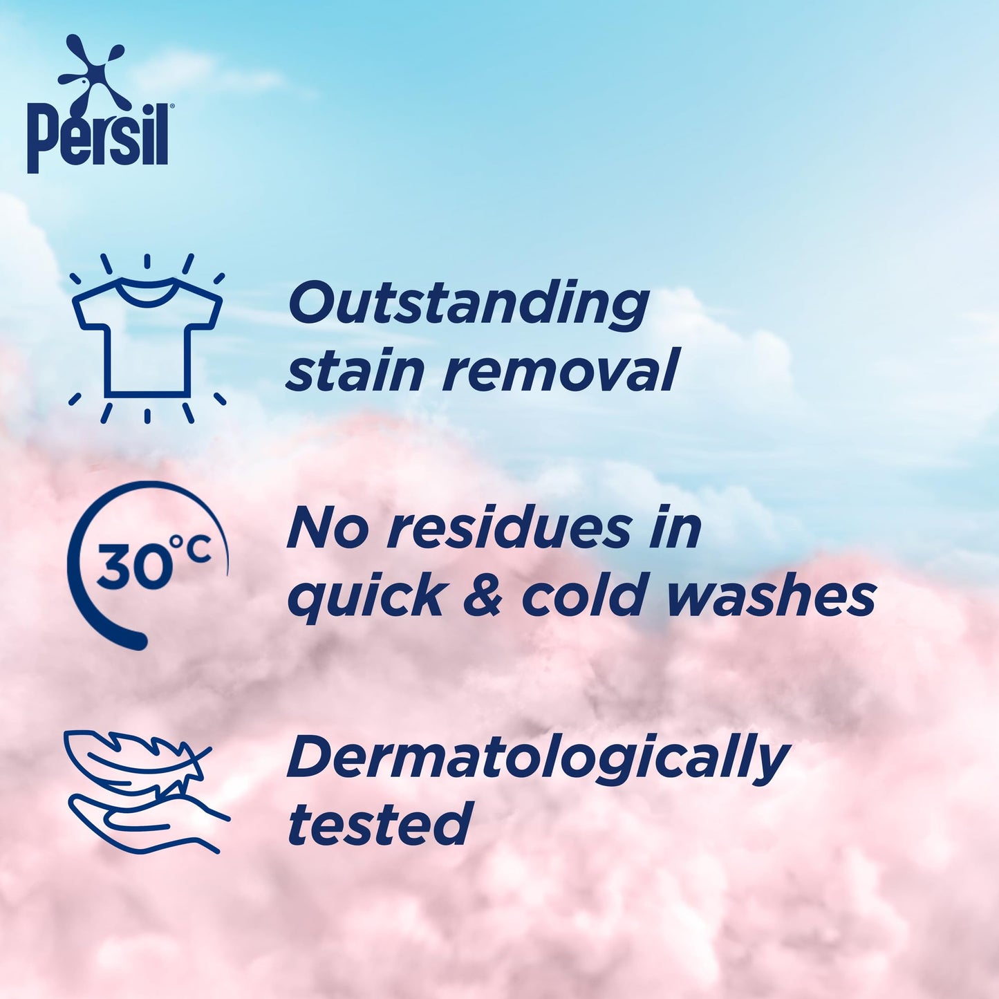 Persil Non-Bio Laundry Capsules Pure Heaven Scent 132 Washes 3 x 44 Bundle
