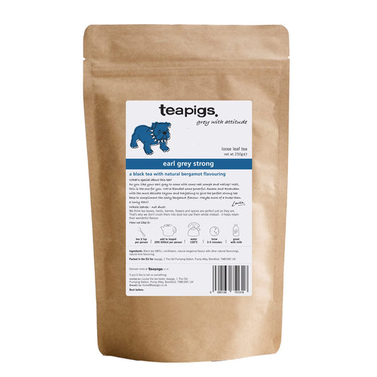 teapigs Earl Grey Strong Loose Leaf Black Tea 250g