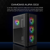 GAMDIAS ZEUS ATX Mid Tower Gaming Case 4x 120mm ARGB Fans