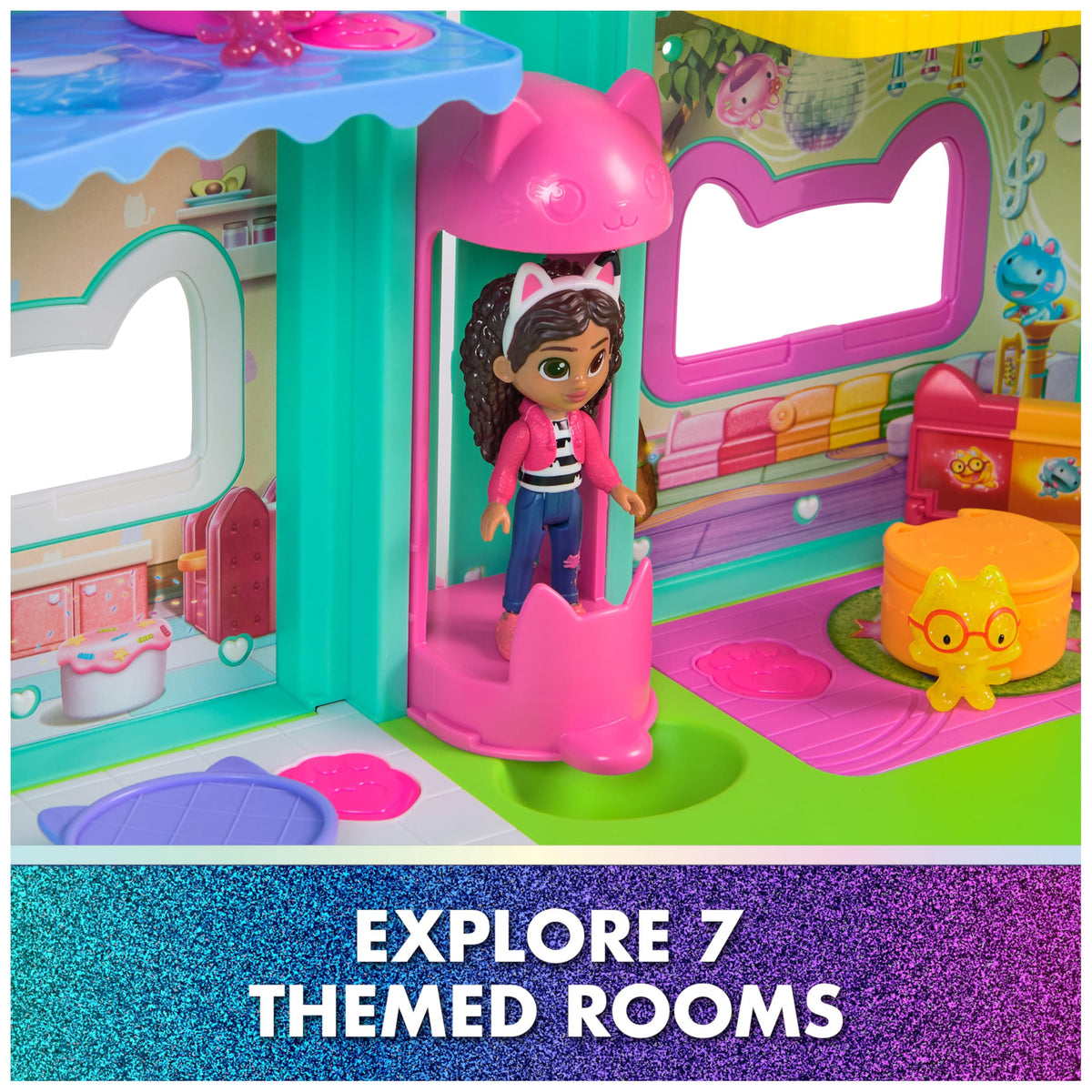 Gabby's Dollhouse Movie Meow-mazing Interactive Dollhouse with Lights & Sound