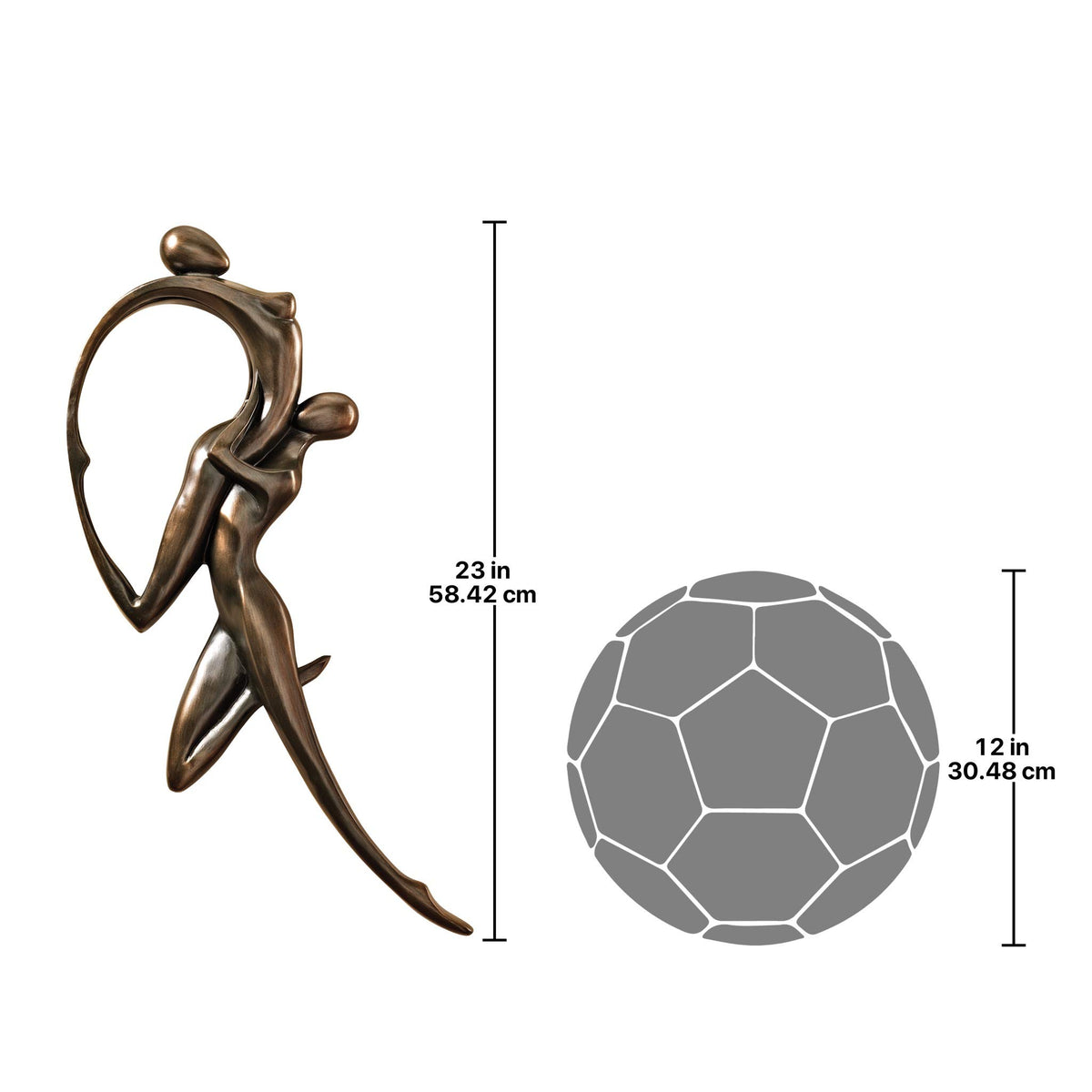 Design Toscano Dance of Desire Couple Wall Sculpture 58.5cm