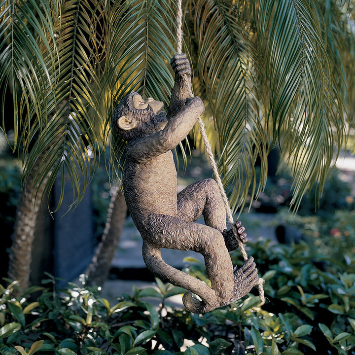 Design Toscano Makokou Climbing Monkey Sculpture - Exotic Resin Statue