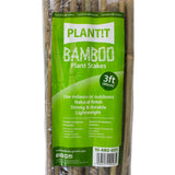 PLANT !T 3FT Bamboo Stakes Pack of 25 - Garden Plant Support Canes Indoors/Outdoors