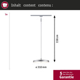 Paulmann Hildor URail LED Pendant 15W 3000K Chrome Matt Dimmable