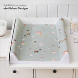 Baby Changing Mat Wedge Town Design 50x70cm Waterproof Pad in Grey/White