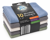 Micro Brite Microfibre Dusters 20Pack, Premium Soft Lint-Free Cleaning Cloths