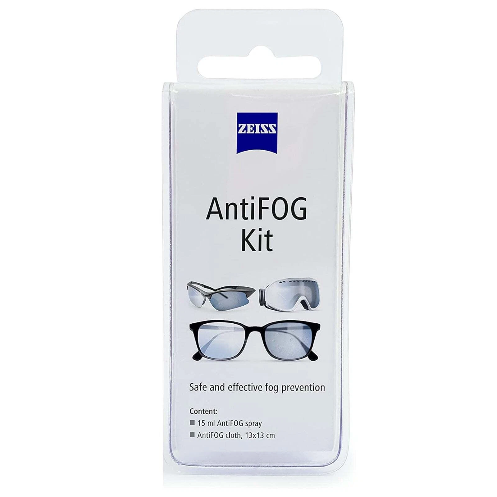 ZEISS Anti Fog Kit De-Misting Treatment for Glasses (Twin Pack)