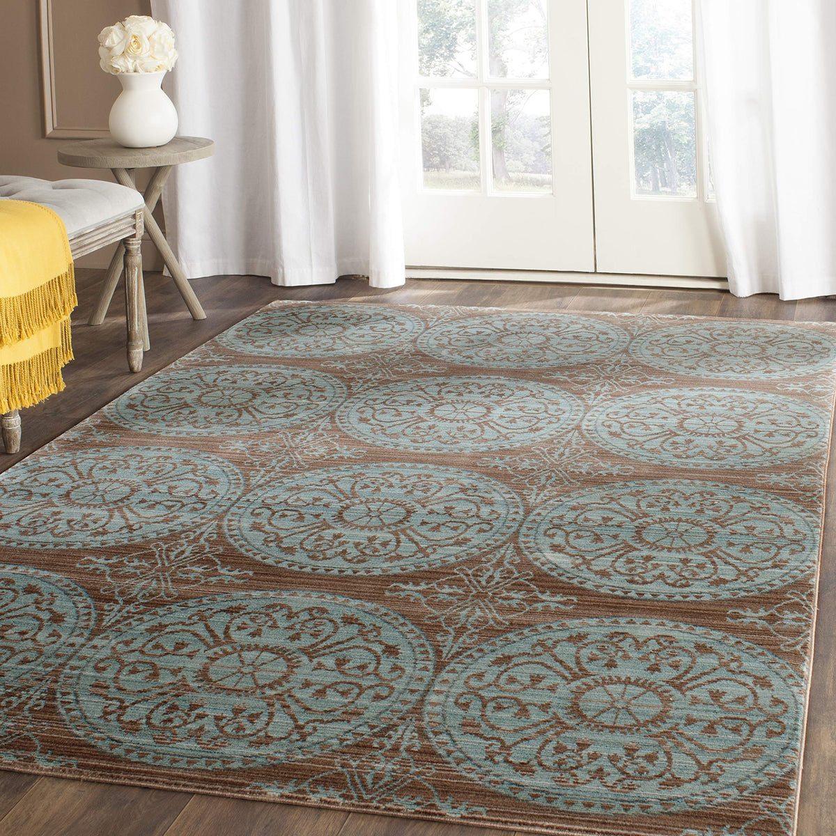 Craft Art-Inspired Indoor Woven Rectangle Area Rug 152 X 244 cm for Living Room, Bedroom or Any Indoor Space
