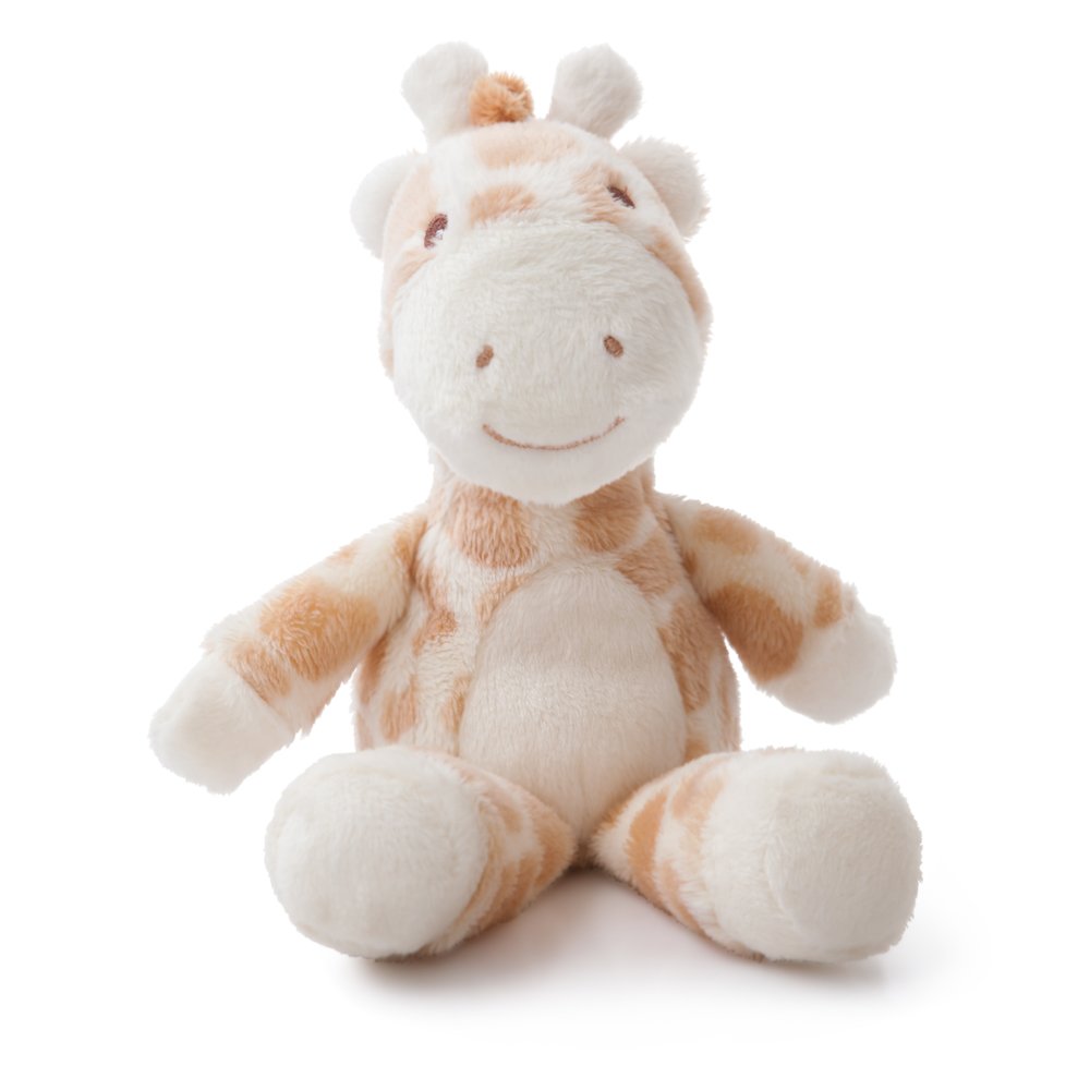 Aurora 60616 Baby Gigi Giraffe Rattle Children's Soft Toy Brown/White