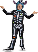 Disney Lilo & Stitch Skeleton Stitch Fancy Dress Costume Child Unisex