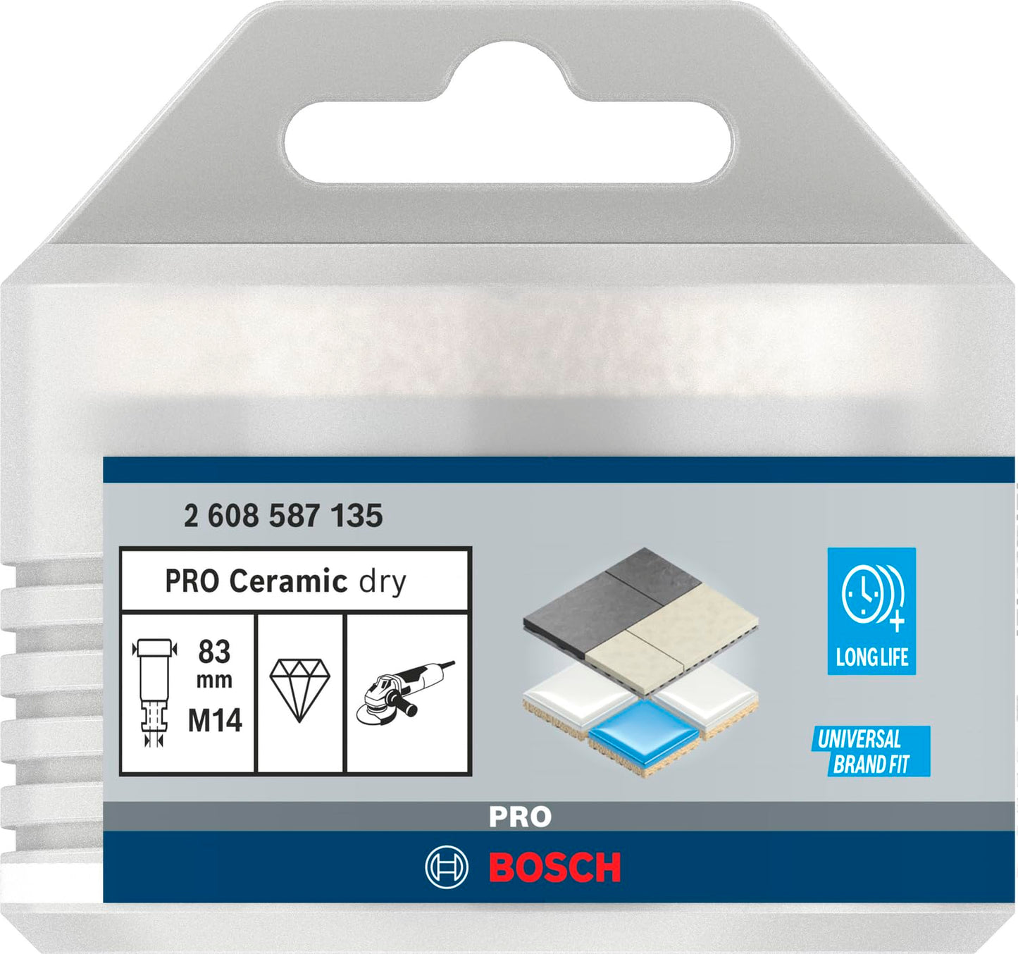 Bosch PRO Ceramic Dry Core Cutter, 83 x 35 x 14 mm