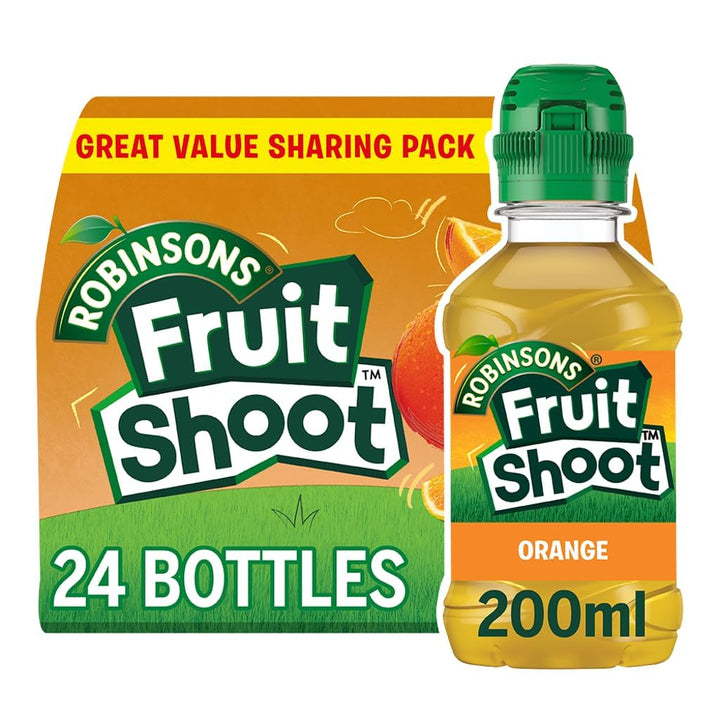 Robinsons Fruit Shoot Orange Kids Juice Drink 200ml - 24 Pack