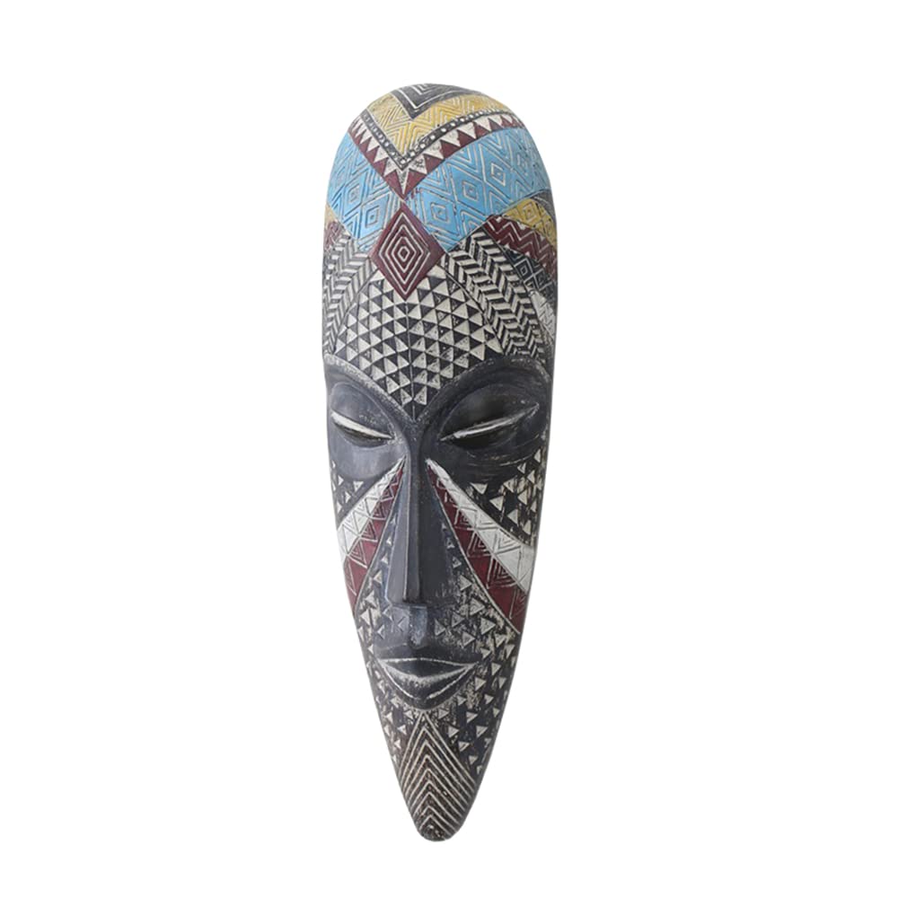 African Tribal Wall Mask Hand Carved Sculpture Art Decor