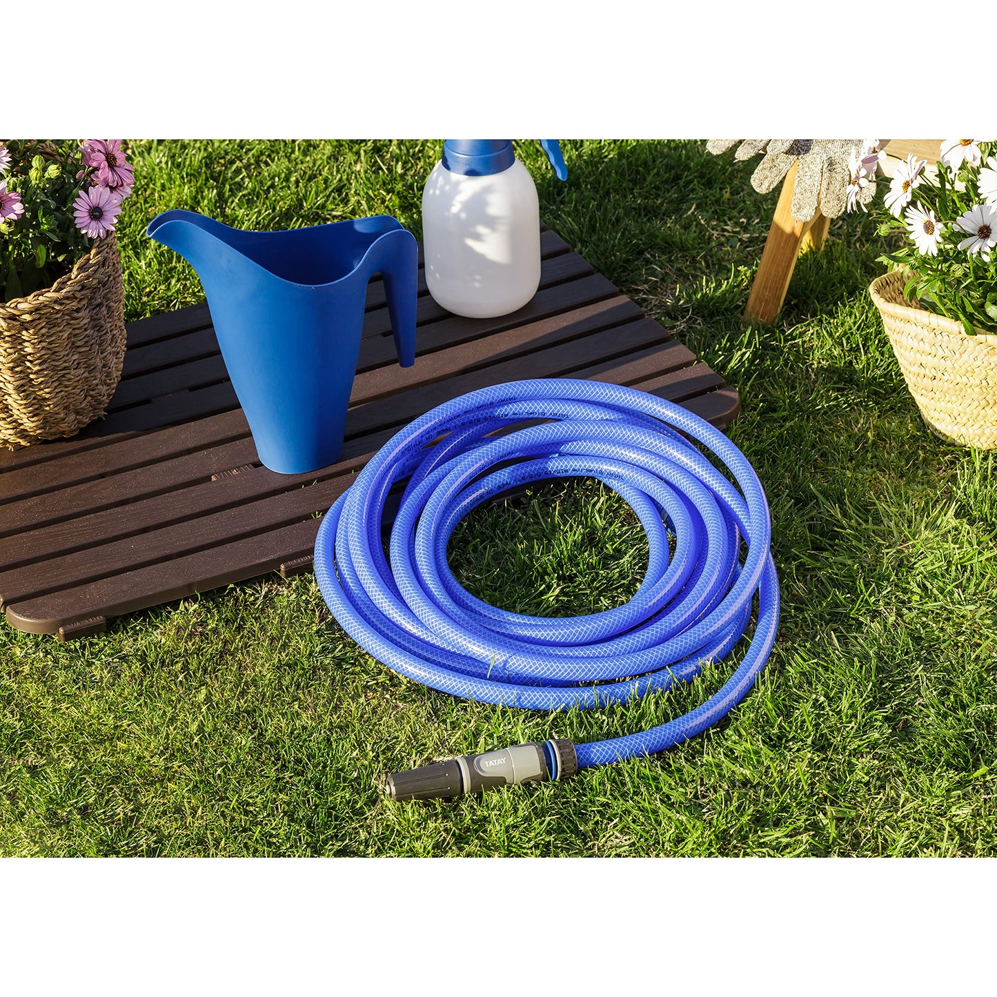 TATAY Premium Universal Hose Nozzle Connector 2-Position in Grey - Heavy Duty
