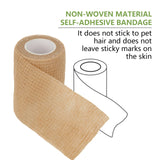 8 Rolls Self-Adhesive Elastic Bandage Wrap for Sports