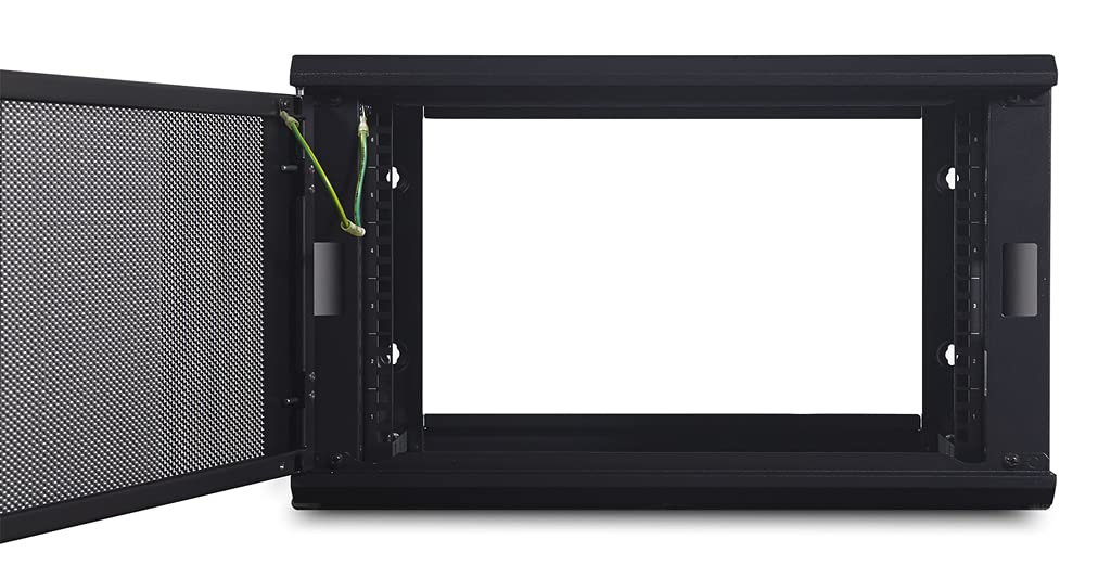 APC NetShelter 6U Wall-Mount Server Rack Steel Enclosure Cabinet in Black