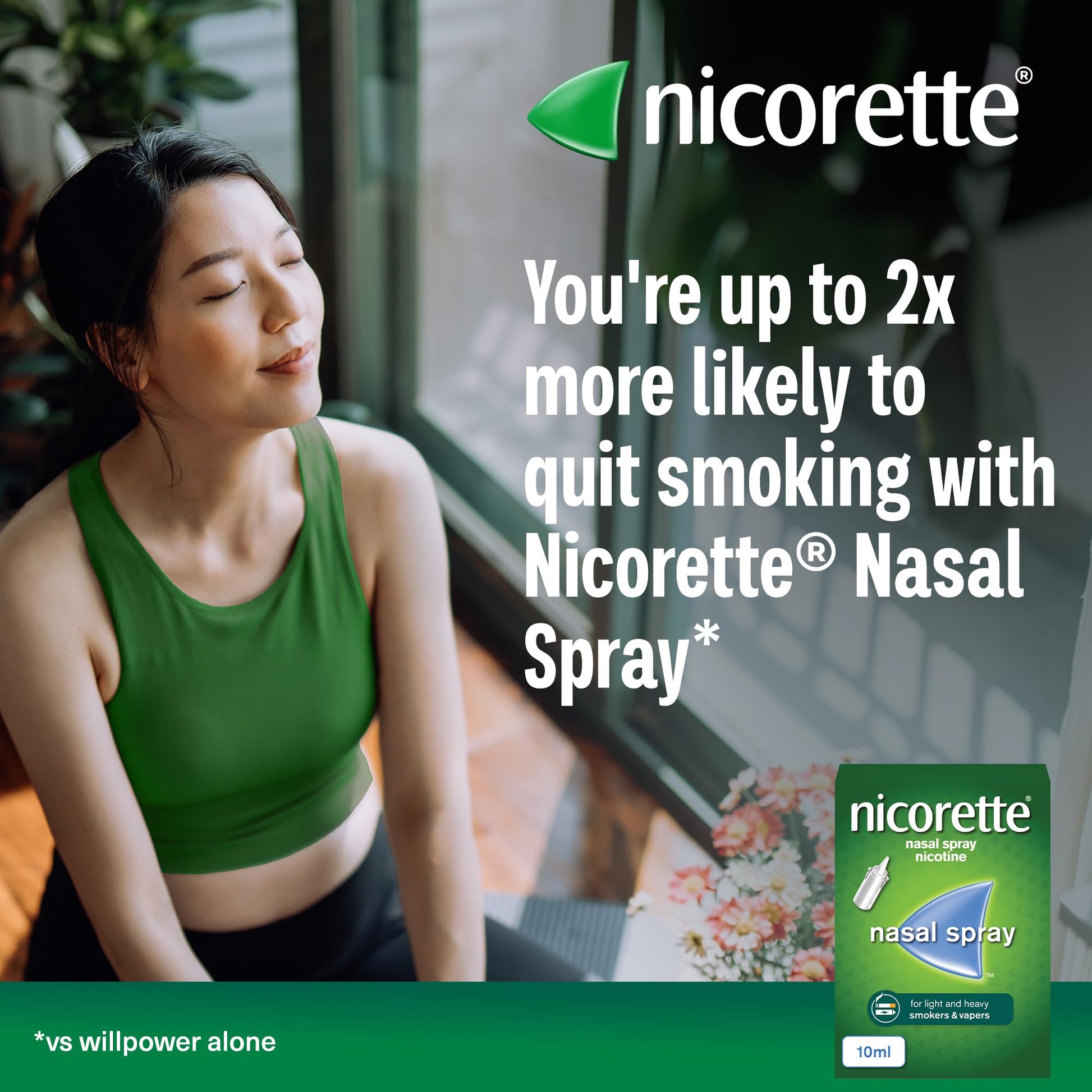 Nicorette Nasal Spray 1x 10ml - Fast-Acting Nicotine Relief