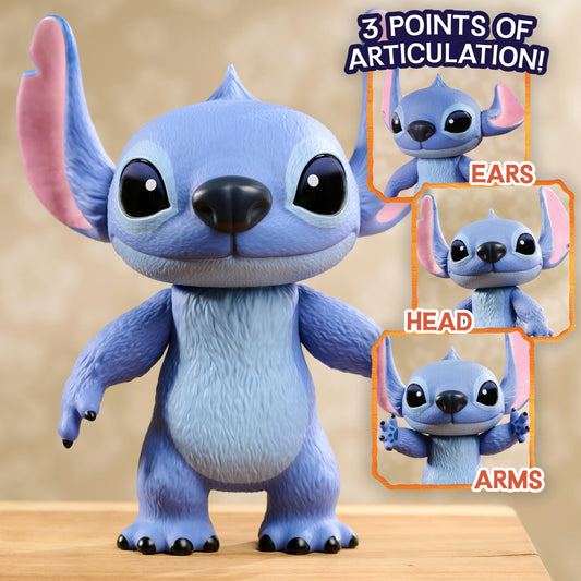 Disney Stitch Live-Action Vinyl Figure 35.6cm Articulated Poseable Toy
