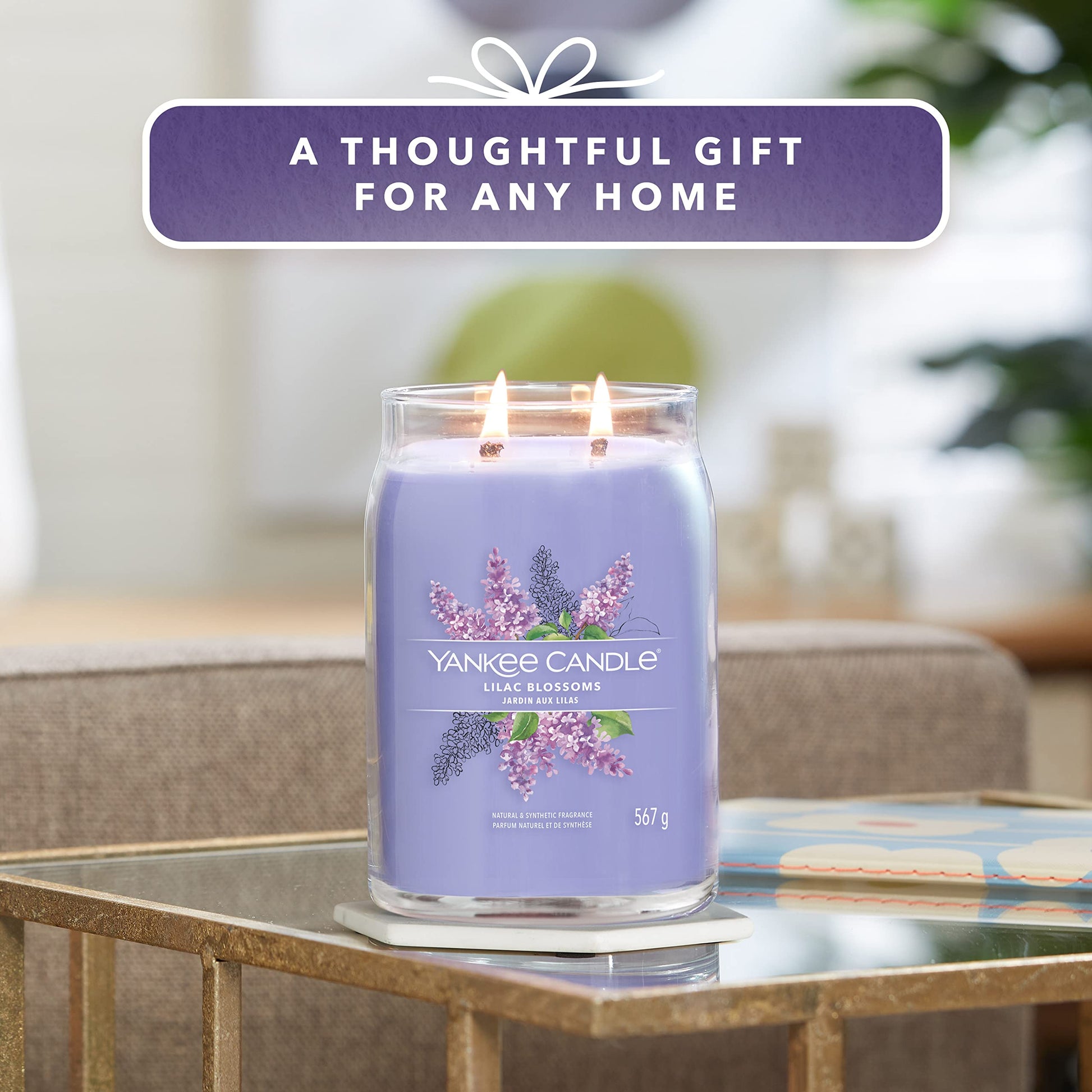 Yankee Candle Signature Large Scented Jar Candle - Lilac Blossoms