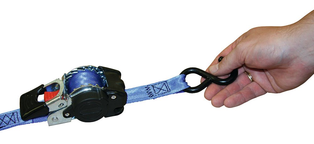 Kerbl Automatic Lashing Strap with Winding Function 1.8m, 25mm up-to 600kg x10 Pack